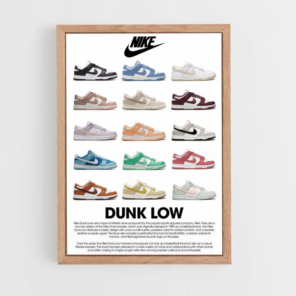 Póster Nike Dunk Low