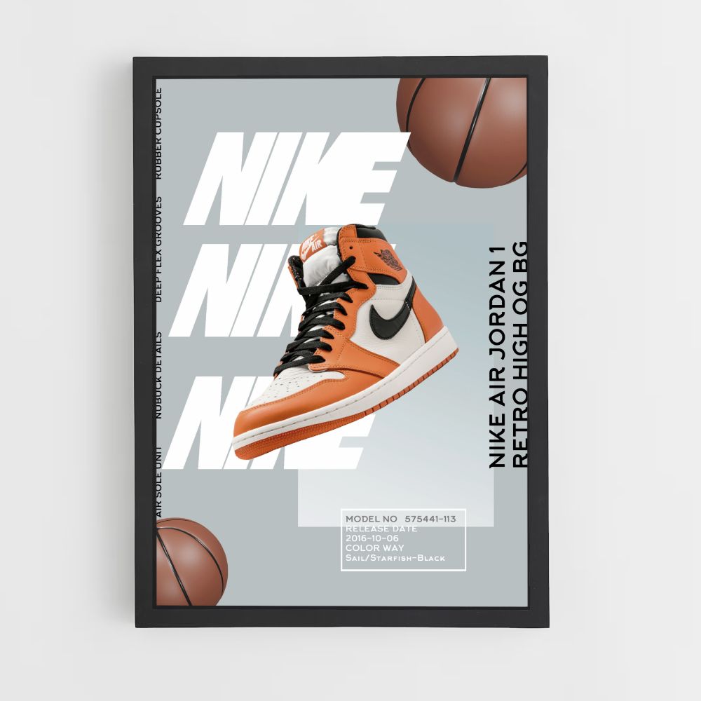 Nike Air Jordan 1 Póster