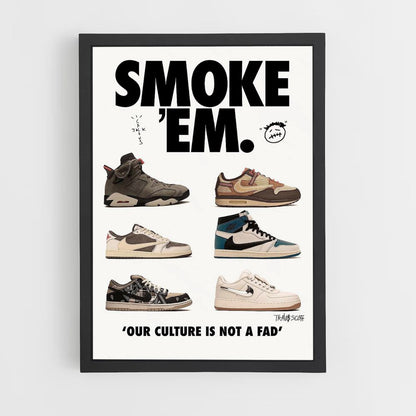 Póster Nike Humo