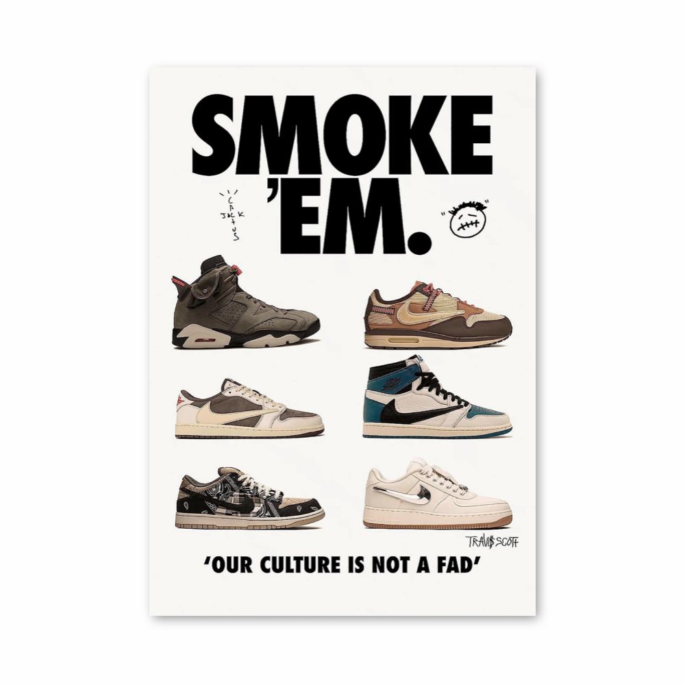 Póster Nike Humo