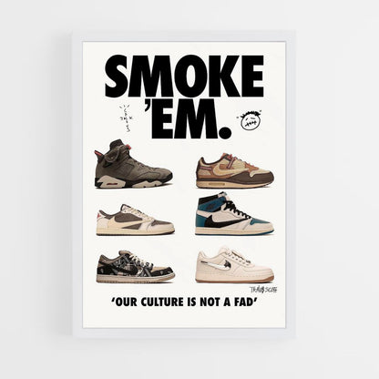 Póster Nike Humo