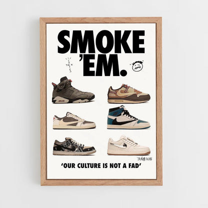 Póster Nike Humo