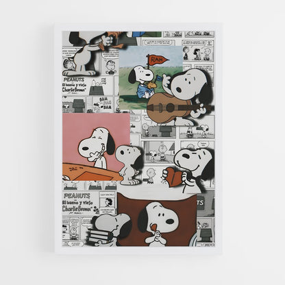 snoopy-2 cadre Blanc