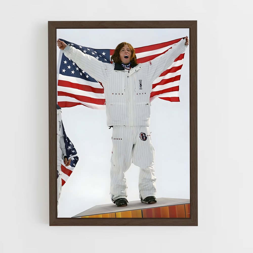 snowboard-11 cadre Bois foncé