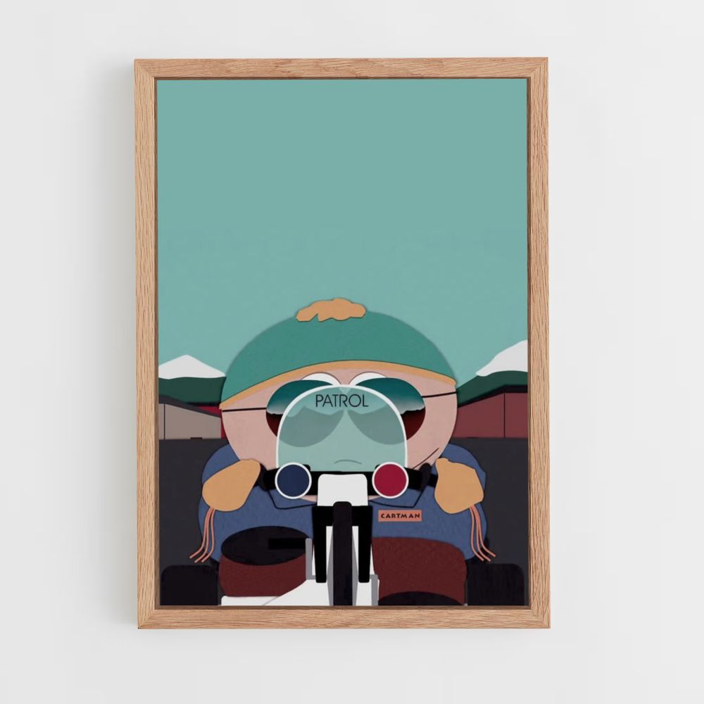 Cartel Cartman Policía