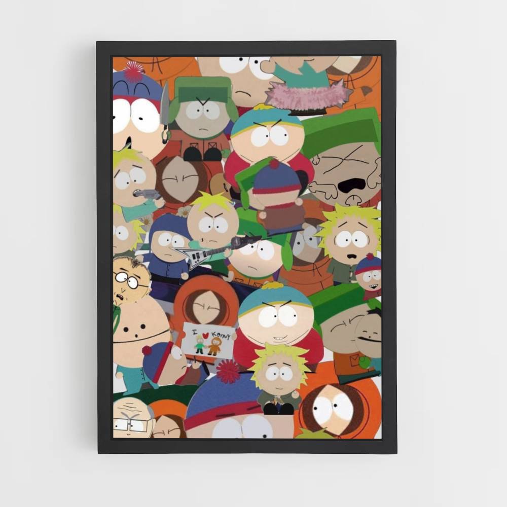 Collage de South Park Póster