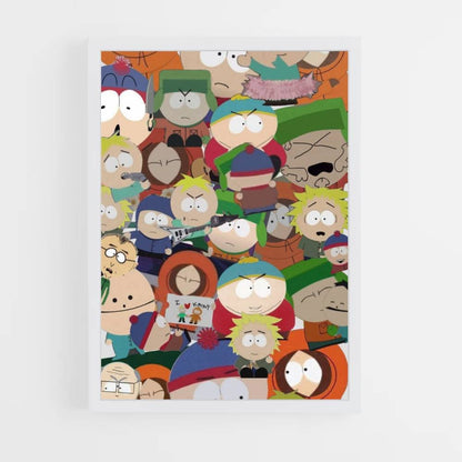 Collage de South Park Póster