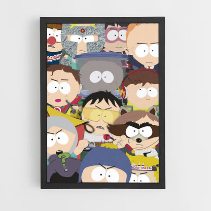 Póster Superhéroes de South Park