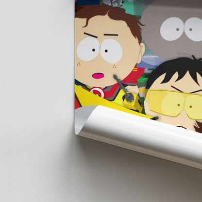 Póster Superhéroes de South Park