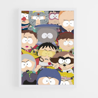 Póster Superhéroes de South Park