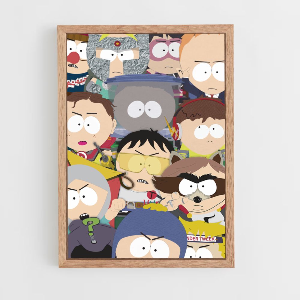 Póster Superhéroes de South Park