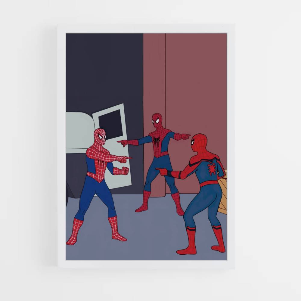 Meme Spiderman Póster