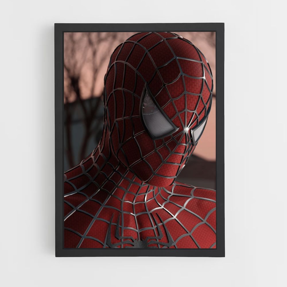 Máscara de Spiderman Póster