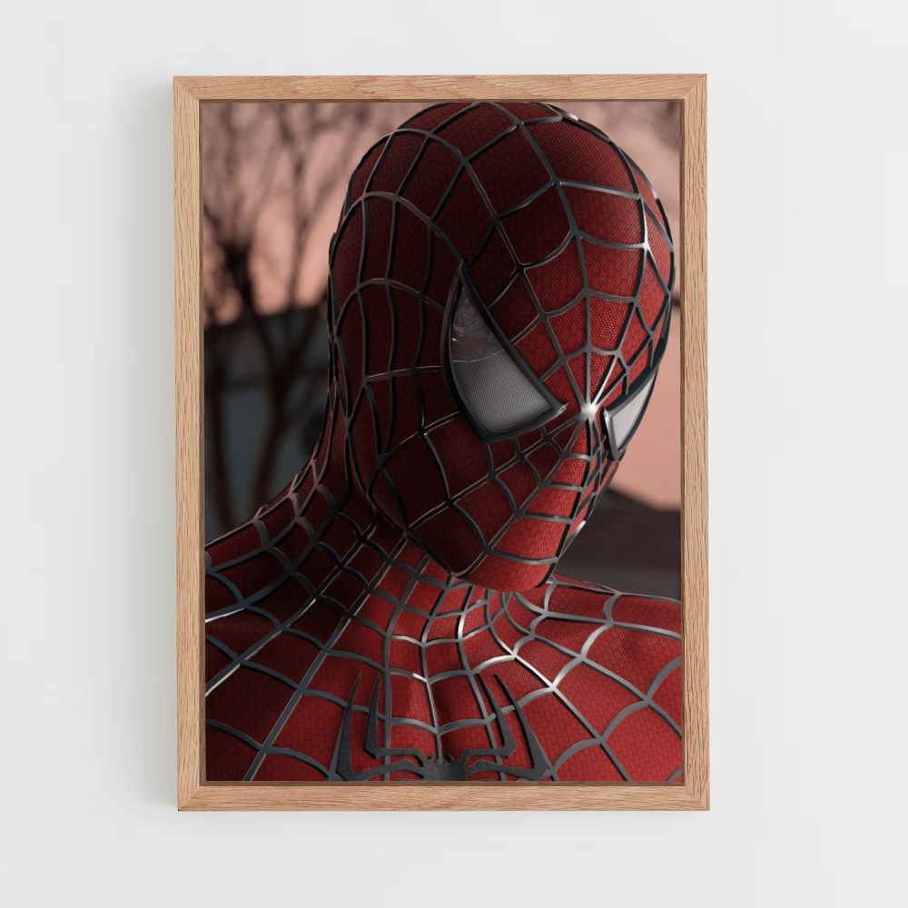 Máscara de Spiderman Póster