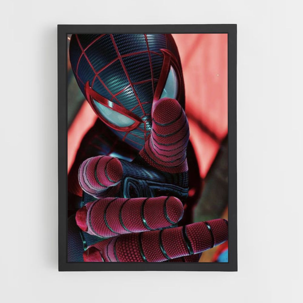 Póster Spiderman Negro