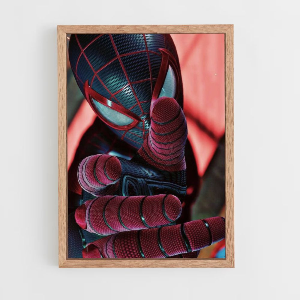 Póster Spiderman Negro