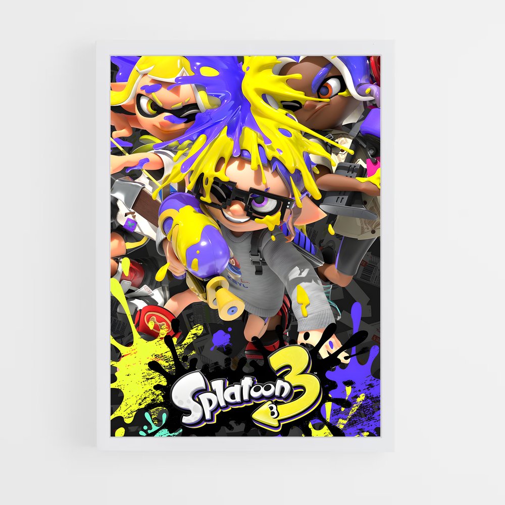 splatoon-7 cadre Blanc