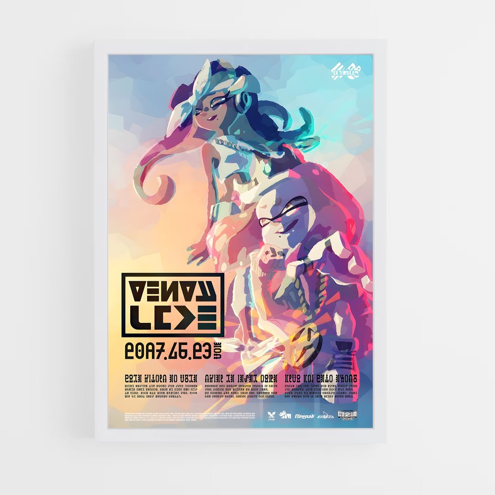 splatoon-8 cadre Blanc