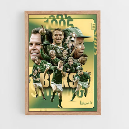springboks-3 cadre Bois clair