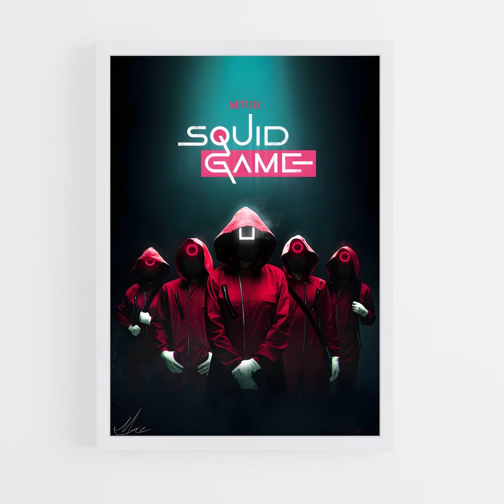 squid-game-10 cadre Blanc