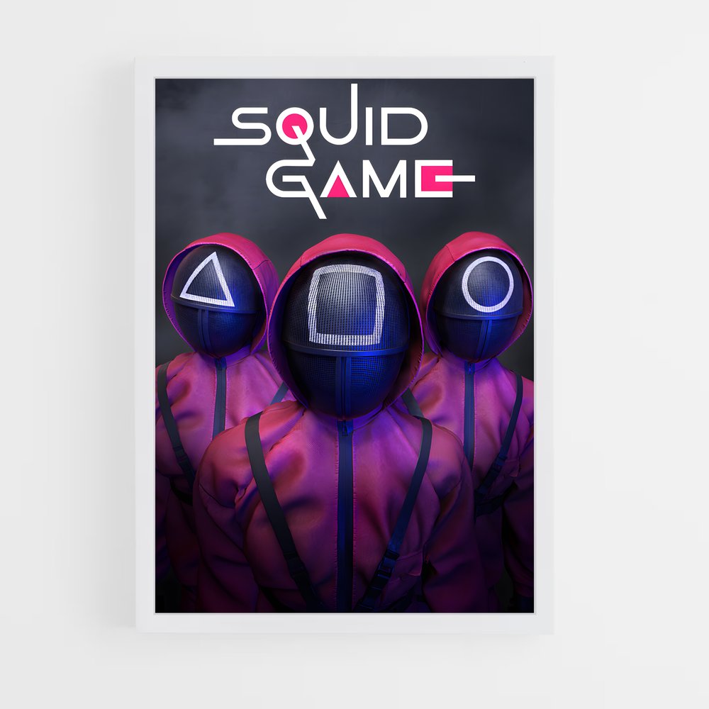 squid-game-4 cadre Blanc