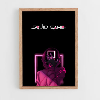 squid-game-8 cadre Bois clair