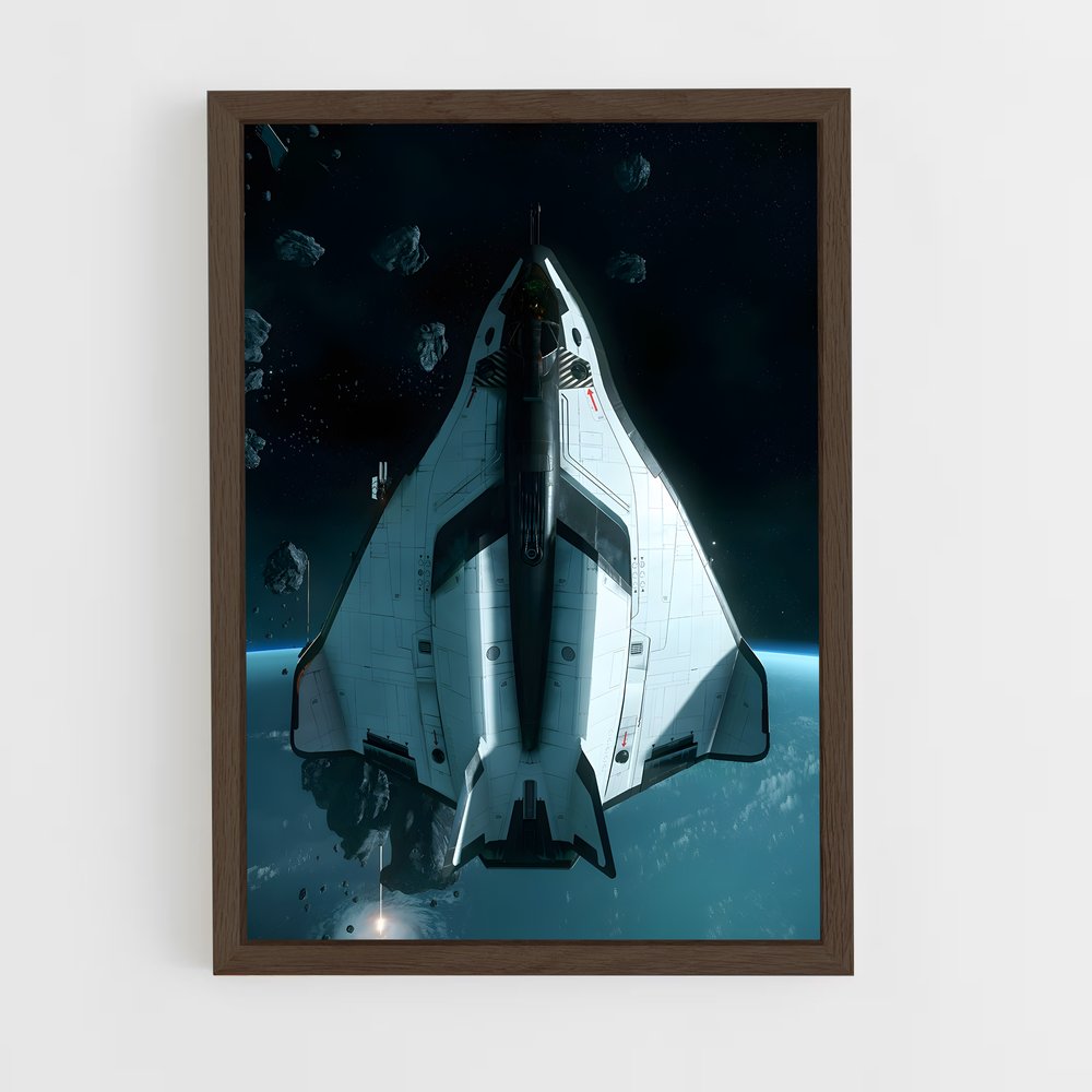 star-citizen-4 cadre Bois foncé