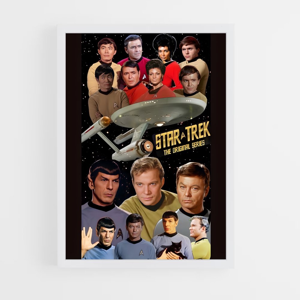 star-trek-1 cadre Blanc