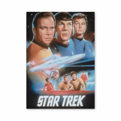 Póster Star Trek Retro