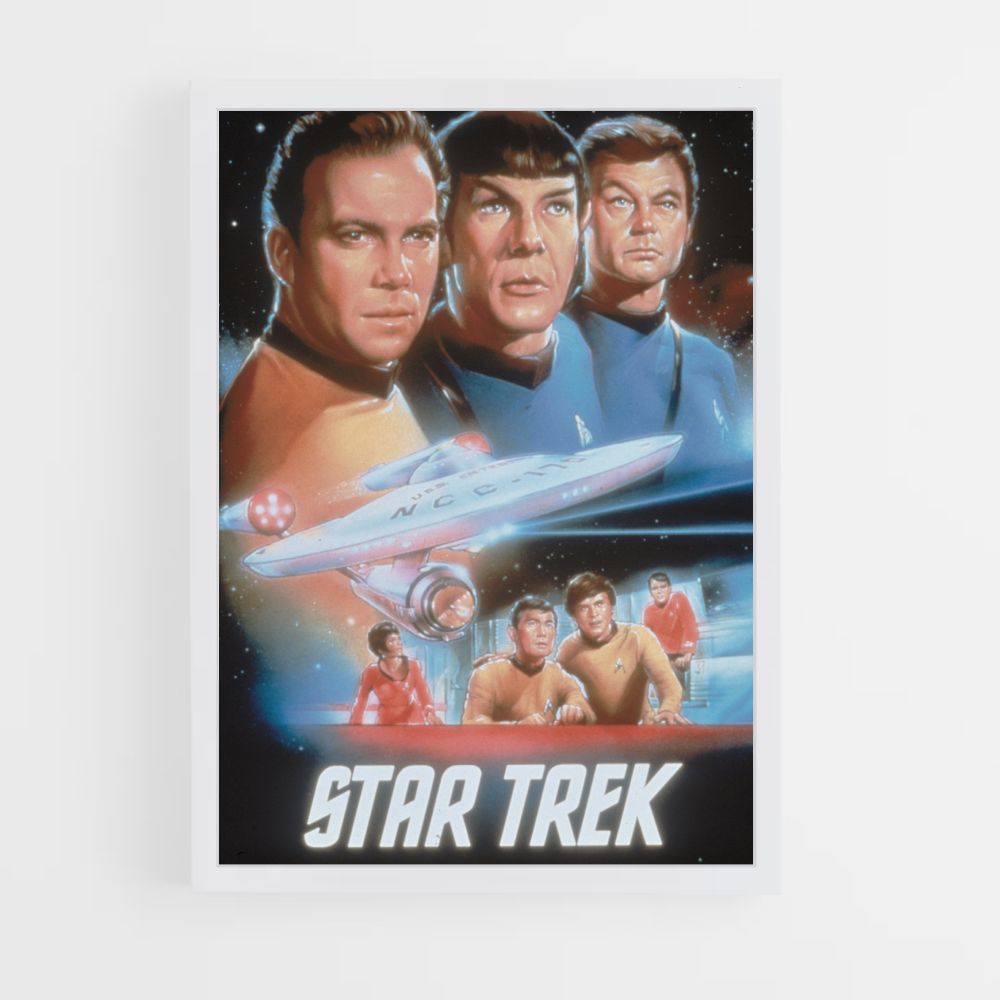 Póster Star Trek Retro