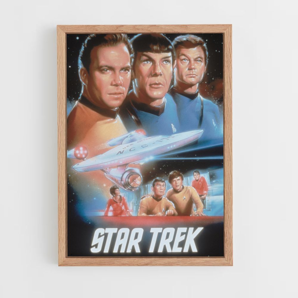 Póster Star Trek Retro