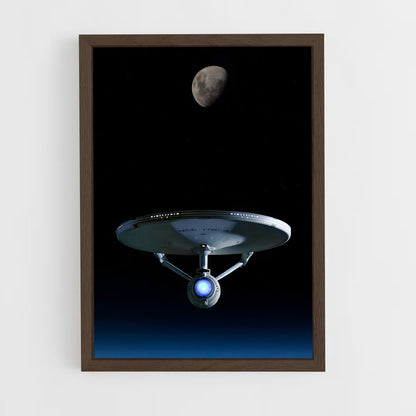 star-trek-12 cadre Bois foncé