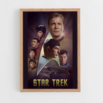 star-trek-13 cadre Bois clair