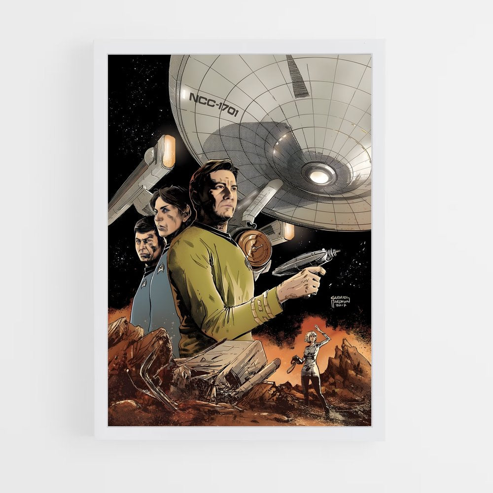 star-trek-2 cadre Blanc