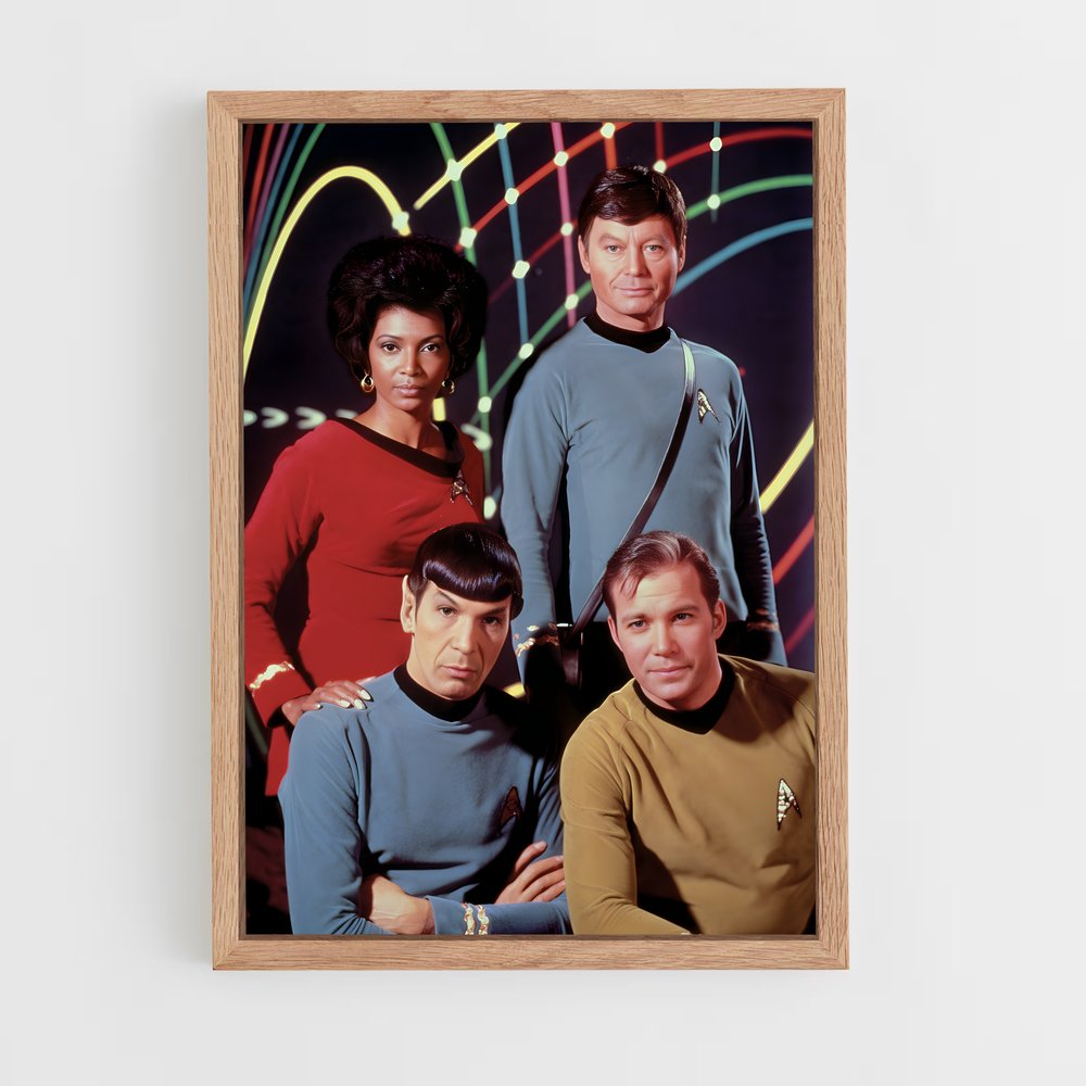 star-trek-8 cadre Bois clair