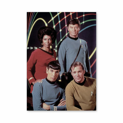 Póster Tripulación de Star Trek