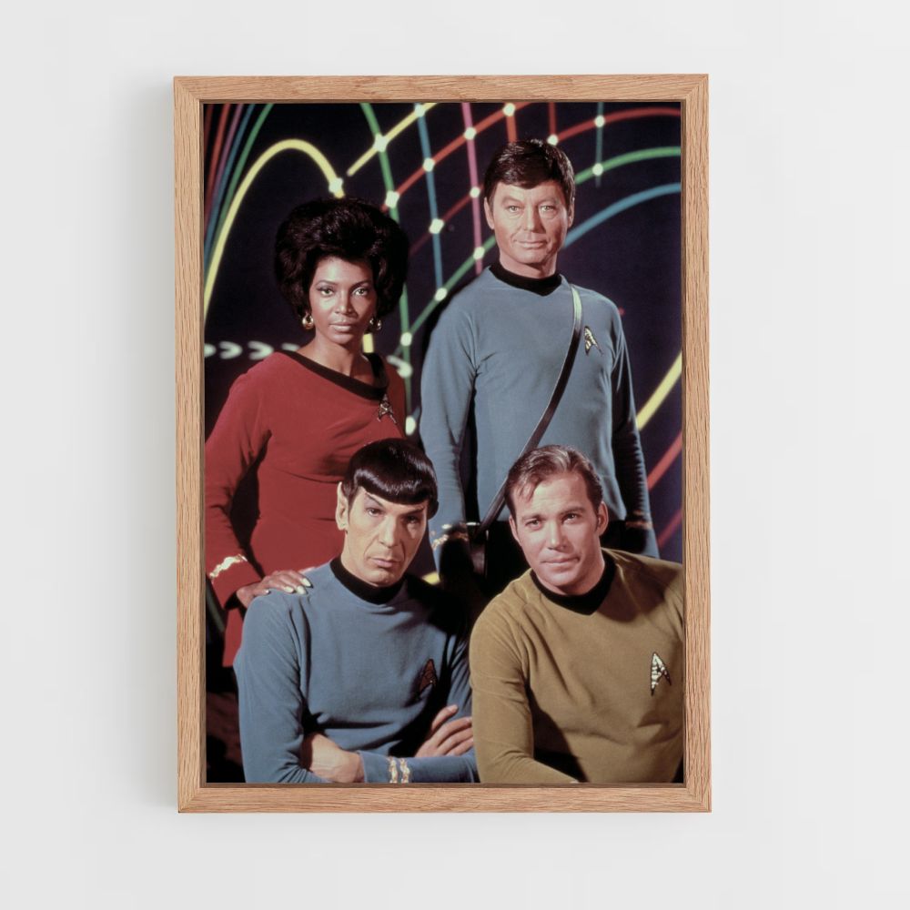 Póster Tripulación de Star Trek