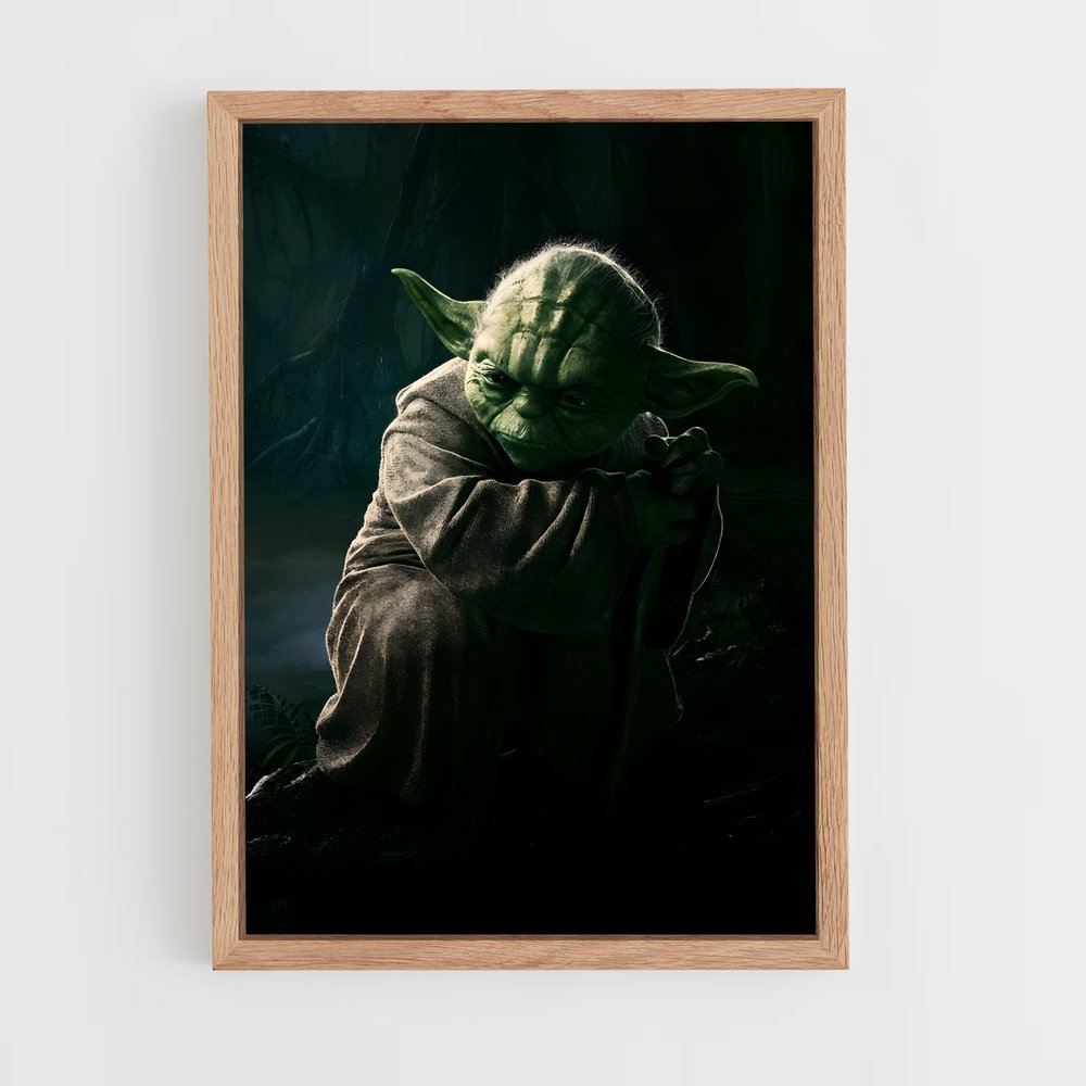 star-wars-10 cadre Bois clair
