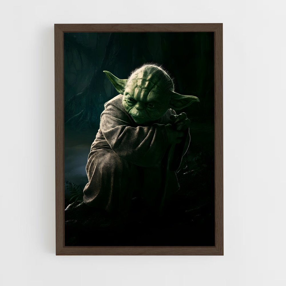 star-wars-10 cadre Bois foncé