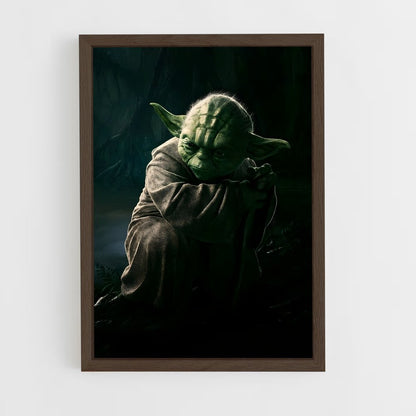 star-wars-10 cadre Bois foncé