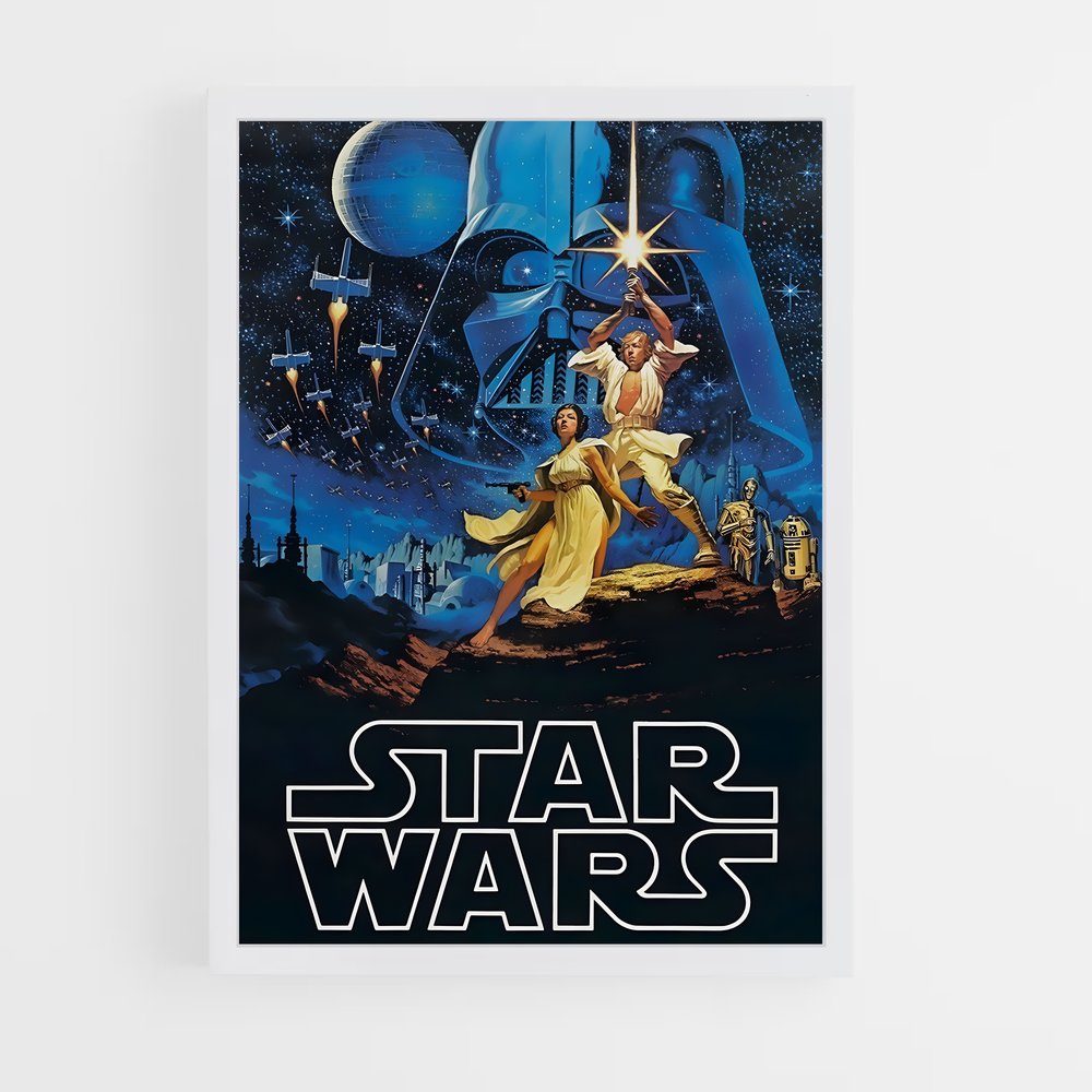 star-wars-19 cadre Blanc