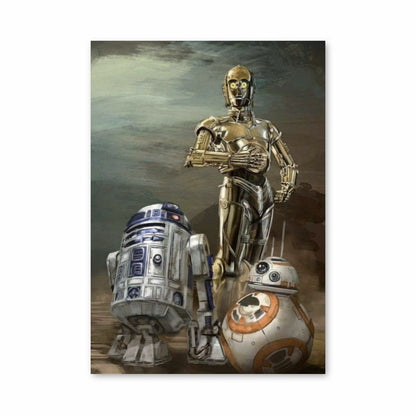 Póster R2D2 C3PO BB8