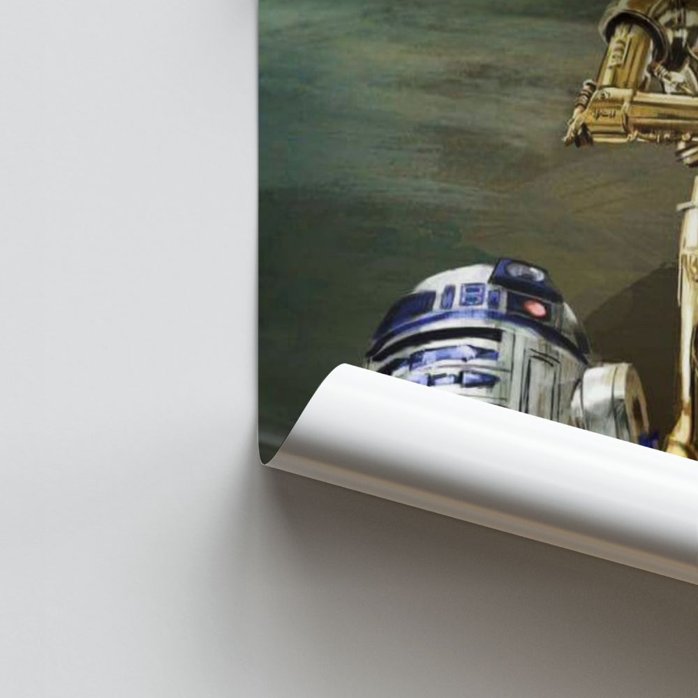 Póster R2D2 C3PO BB8