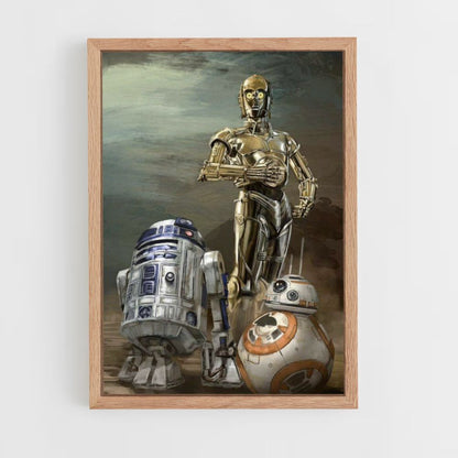 Póster R2D2 C3PO BB8