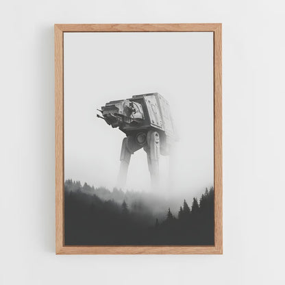 star-wars-29 cadre Bois clair
