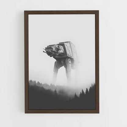 star-wars-29 cadre Bois foncé