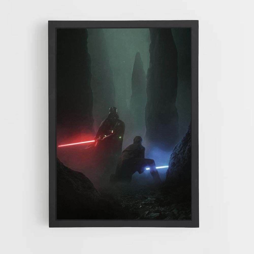 Póster Luke vs Vader