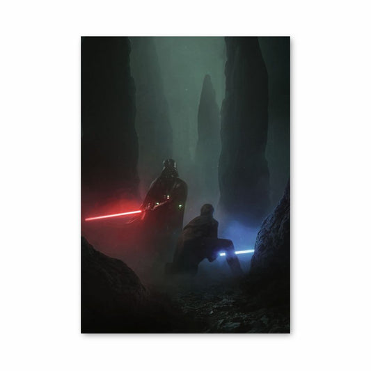 Póster Luke vs Vader