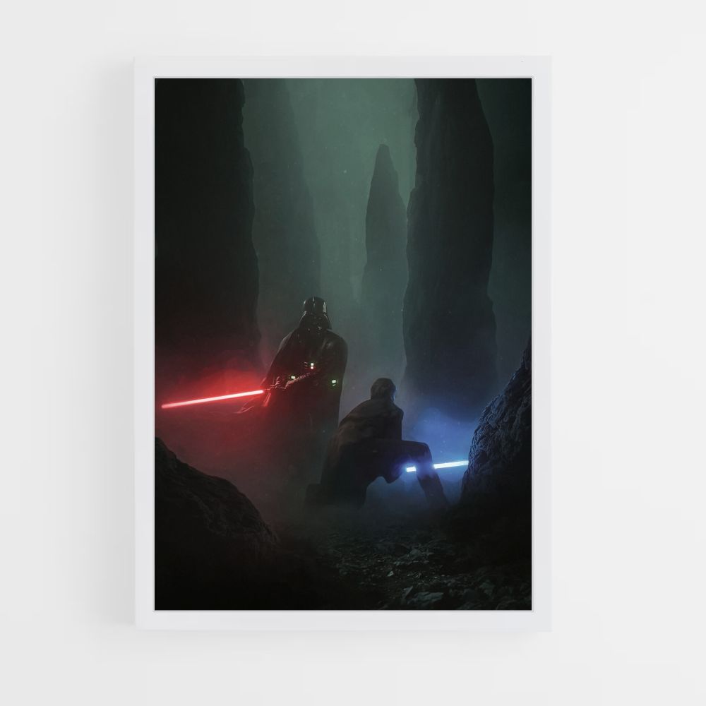 Póster Luke vs Vader