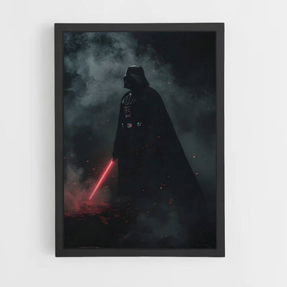 Póster Darth Vader Niebla